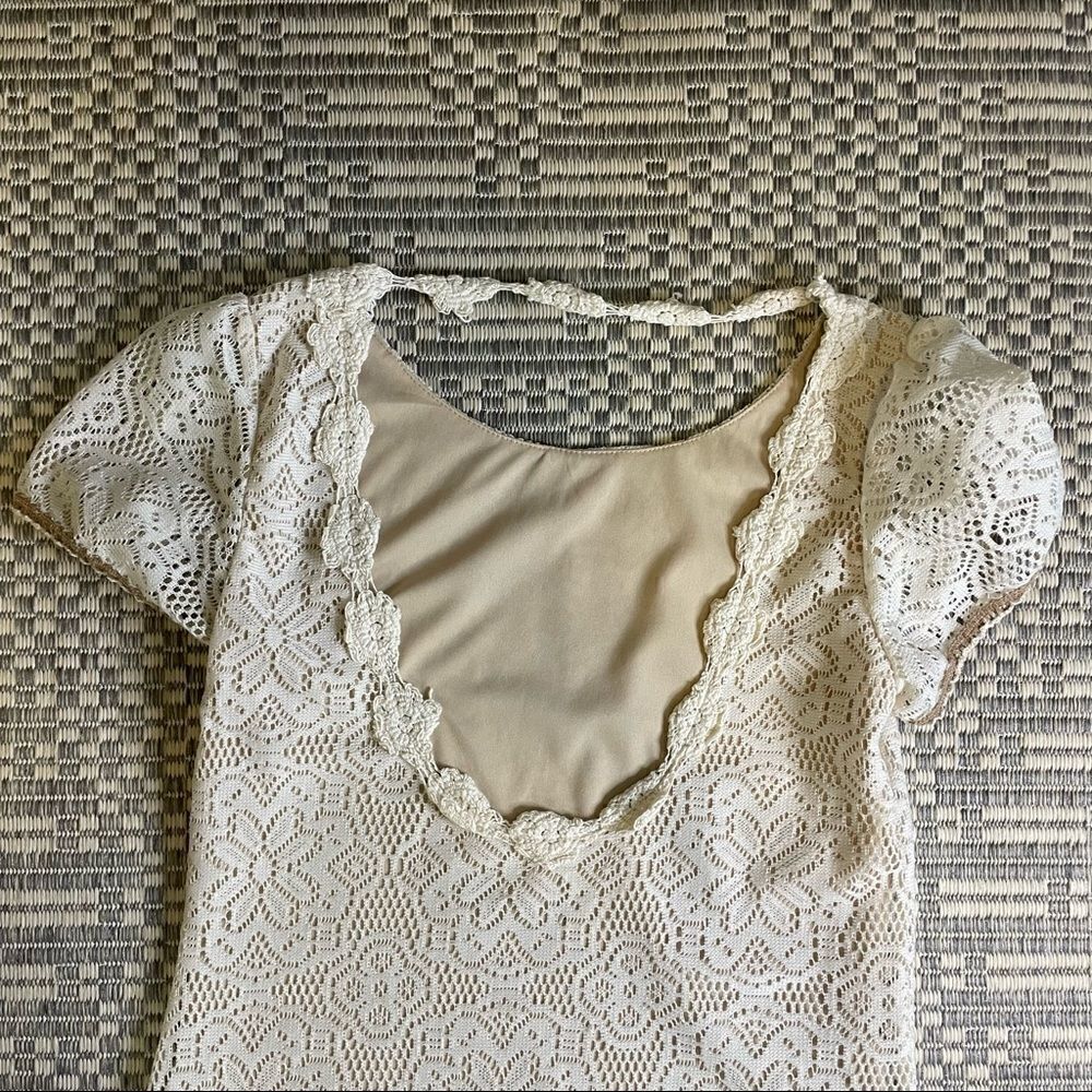 Basically Me Cream Lace Dress - Picture 9 of 9